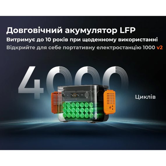 Портативна електростанція Jackery Explorer 1000 v2, зображення 12