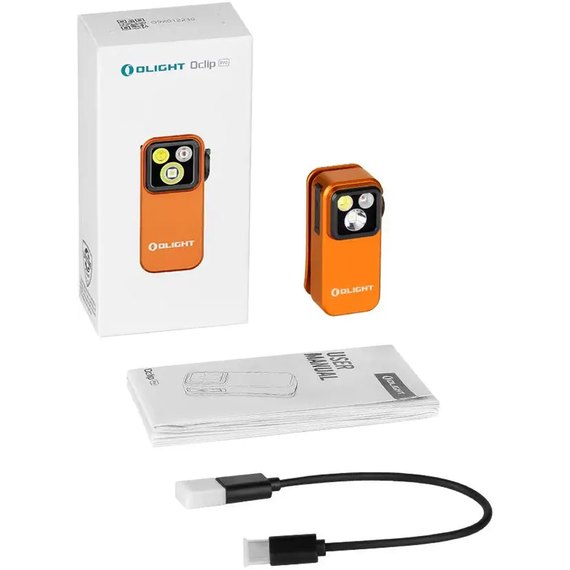 Фонарь ручной Olight Oclip Pro Orange (0.0000.3063), изображение 7