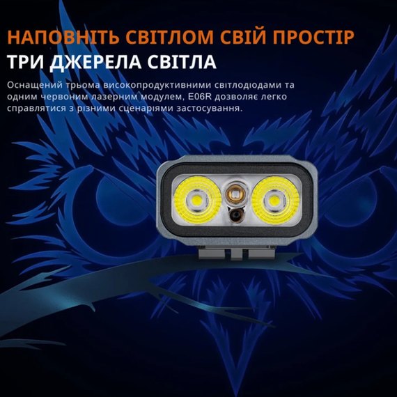 Ліхтар-брелок Fenix ​​E06R чорний/коричневий лімітована версія (E06RBLBR), зображення 7
