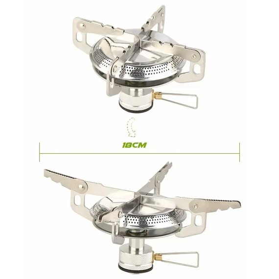 Газовая горелка Starcamp 3500W HX-CS06A silver (SC106), изображение 3