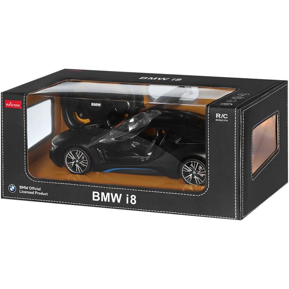 Машинка Rastar BMW i8 1:14 Черный (71060 black), изображение 5