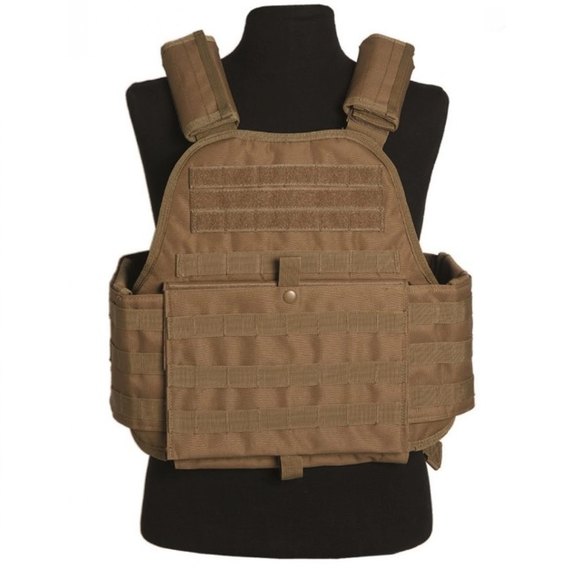 Плитоноска Mil-Tec Plate Carrier койот 6 класс защиты (3581408)