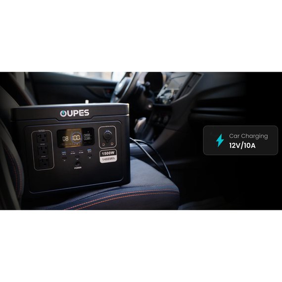 Портативная электростанция OUPES S015 (1500W/1488Wh, LiFePO4, быстрая зарядка), изображение 12