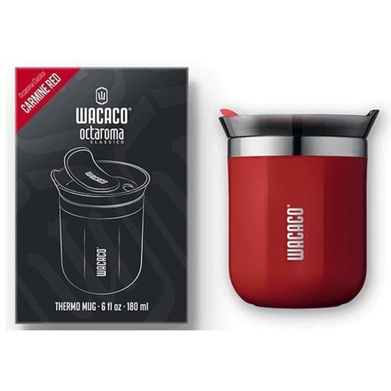 Термокружка Wacaco Octaroma Classico 180 мл красный (WOCT180RED), Цвет: Красный, Объём: 0.18 л, изображение 2