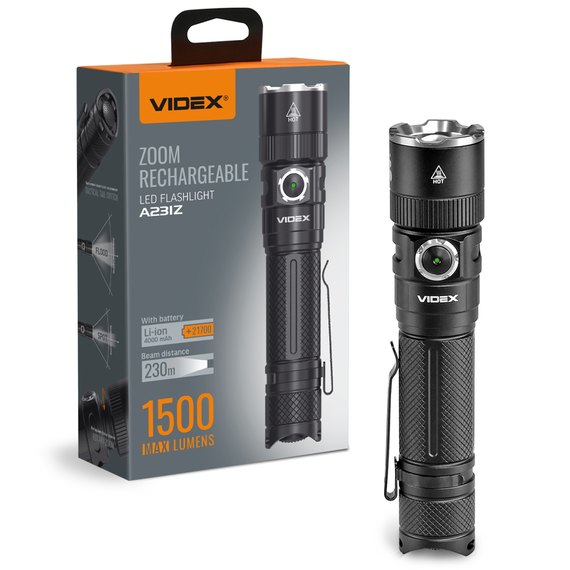 Фонарь ручной Videx 1500Lm 5000K VLF-A231Z, изображение 10