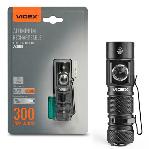 Фонарь ручной Videx 300Lm 5000K VLF-A351, изображение 8