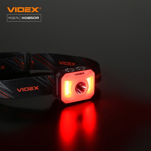 Налобний ліхтар Videx 400Lm 5000K помаранчевий VLF-H085-OR, зображення 11
