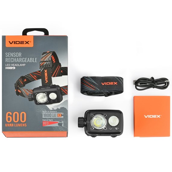 Налобный фонарь Videx 600Lm 5000K VLF-H189, изображение 7