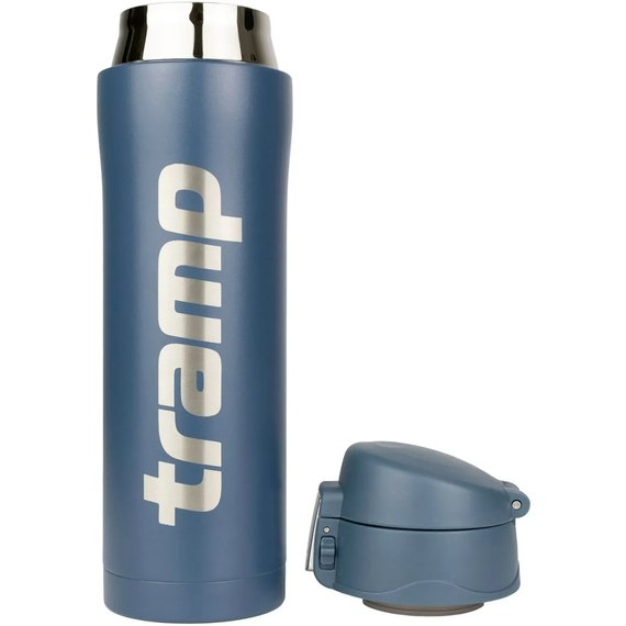 Термос Tramp 0.45 л синий (UTRC-107-mat-blue), Цвет: Синий, Объём: 0.45 л, изображение 2