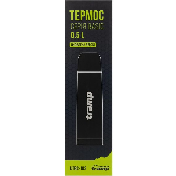 Термос Tramp Basic 0.5 л черный (UTRC-103-black), Цвет: Чёрный, Объём: 0.5 л, изображение 5