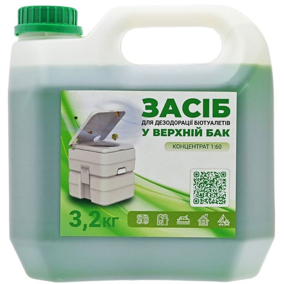Жидкость для биотуалета BioBak для верхнего бака 3,2 кг, Вес: 3.2 кг