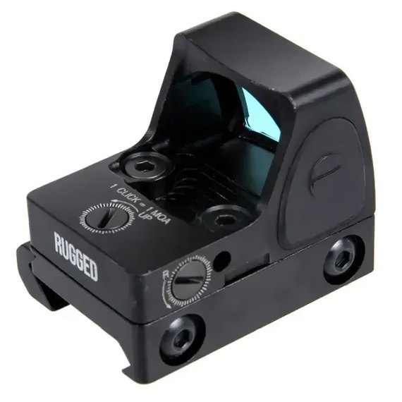 Коллиматорный прицел Theta Optics Mini reflex Rugged Black (30639), изображение 2
