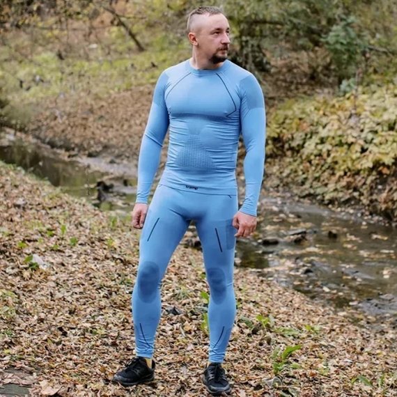 Комплект термобелья мужской Tramp Active 2XL голубой (UTRUM-021-blue-2XL), Размер: 2XL, Рост: 183-200 см, Цвет: Синий, изображение 9