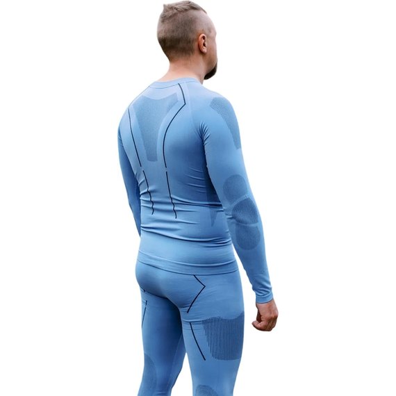 Комплект термобелья мужской Tramp Active 2XL голубой (UTRUM-021-blue-2XL), Размер: 2XL, Рост: 183-200 см, Цвет: Синий, изображение 2