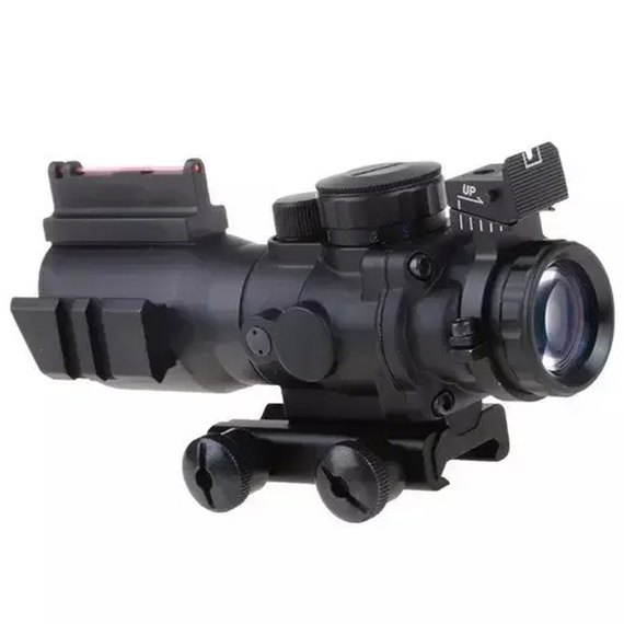 Оптичний приціл Theta Optics Rhino 4x32 Scope Black (27377), зображення 4