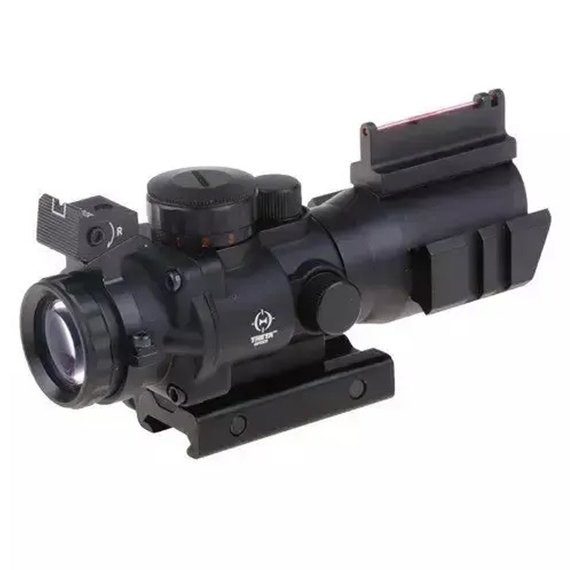 Оптичний приціл Theta Optics Rhino 4x32 Scope Black (27377), зображення 3
