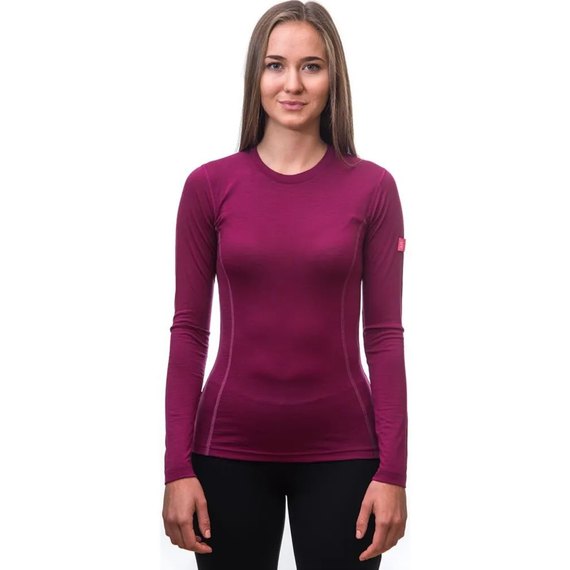 Термокофта женская Sensor Merino Active LS S Lilla (SW11MA-lilla-S), Размер: S, Рост: 163-166 см, Цвет: Лиловый, изображение 2