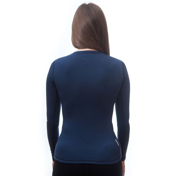 Термокофта женская Sensor Merino DF LS S Deep Blue (SW11M-deep-blue-S), Размер: S, Рост: 163-166 см, Цвет: Синий, изображение 4