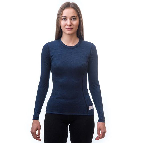 Термокофта женская Sensor Merino DF LS S Deep Blue (SW11M-deep-blue-S), Размер: S, Рост: 163-166 см, Цвет: Синий, изображение 3