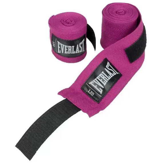 Бинты боксерские Everlast Core Hand Wraps 120 розовый (P00003248), изображение 3