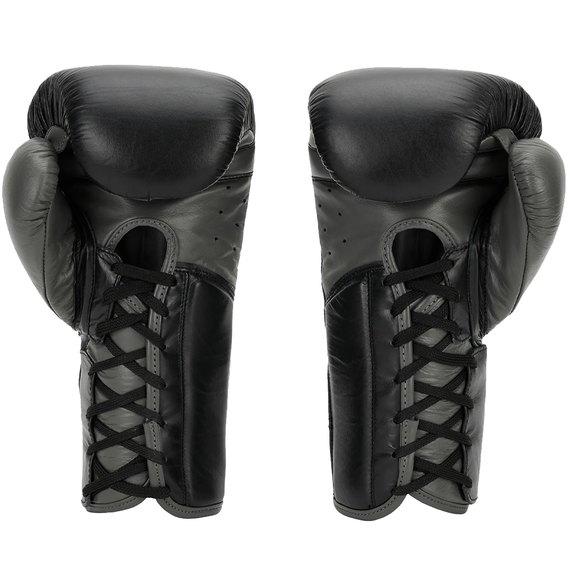 Боксерські рукавички Everlast Powerlock 2 Pro Training Laced Glove чорний 12 унц (P00002365), зображення 4
