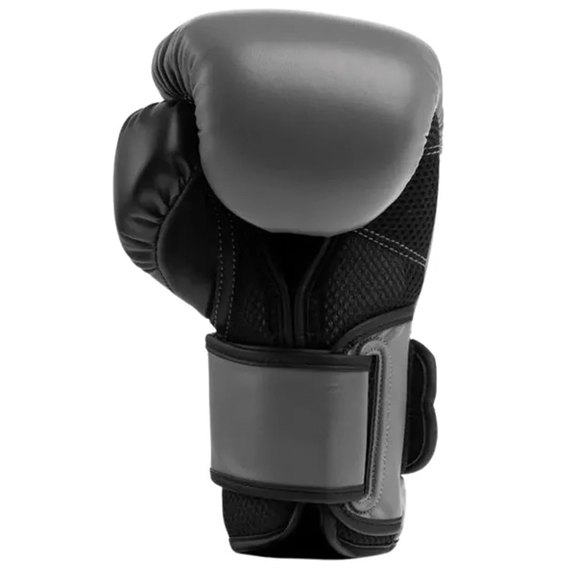 Боксерские перчатки Everlast PowerLock 2R Training Gloves серый/черный 14 унц (P00002306), изображение 4