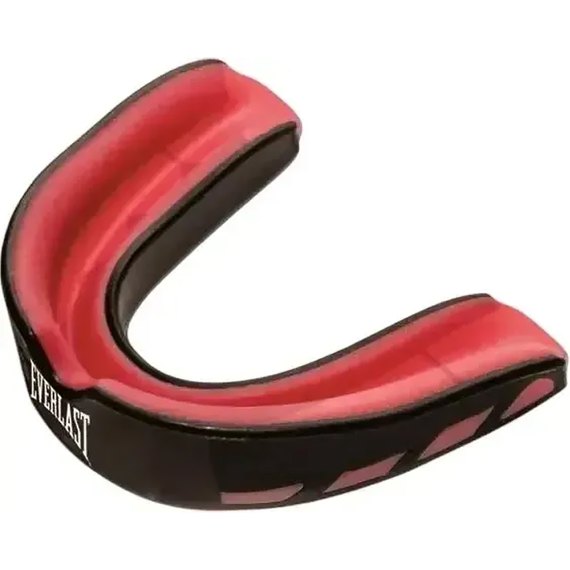 Капа для бокса Everlast Evershield Single Mouth Guard черный/красный (1400003)
