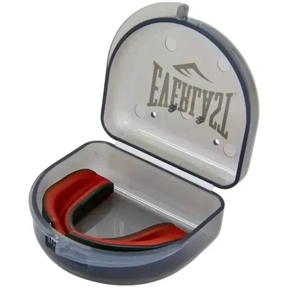 Капа для бокса Everlast Evershield Single Mouth Guard черный/красный (1400003), изображение 3