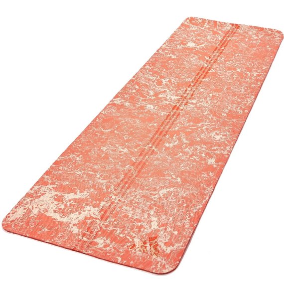 Килимок для йоги Adidas Camo Yoga Matte кораловий 176х61х0.5 см (ADYG-10500CF), Колір: Помаранчевий, зображення 2