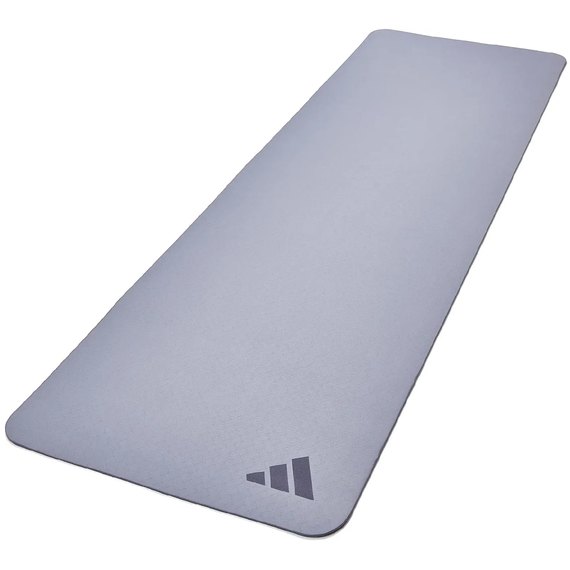 Килимок для йоги Adidas Premium Yoga Mat сірий 176х61х0.5 см (ADYG-10300SV), Колір: Сірий, зображення 2