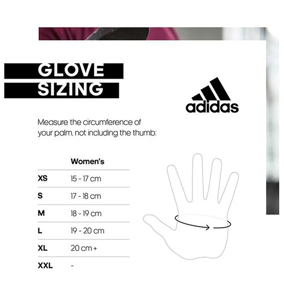 Рукавички для фітнесу Adidas Full Finger Essential Gloves M (ADGB-12824-NL), Розмір: M, Колір: Чорний, зображення 8
