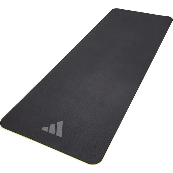 Коврик для йоги Adidas Double Sided Yoga Mat желтый/серый 176х61х0.6 см (ADYG-10400BLY-NL), Цвет : Жёлтый/Серый, изображение 3