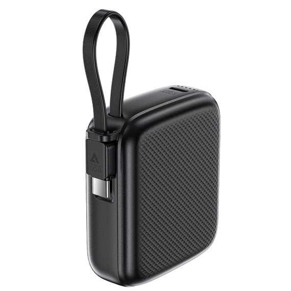 Повербанк Acefast M15 with cable PD20W 10000 mAh Black (6974316283973), изображение 3