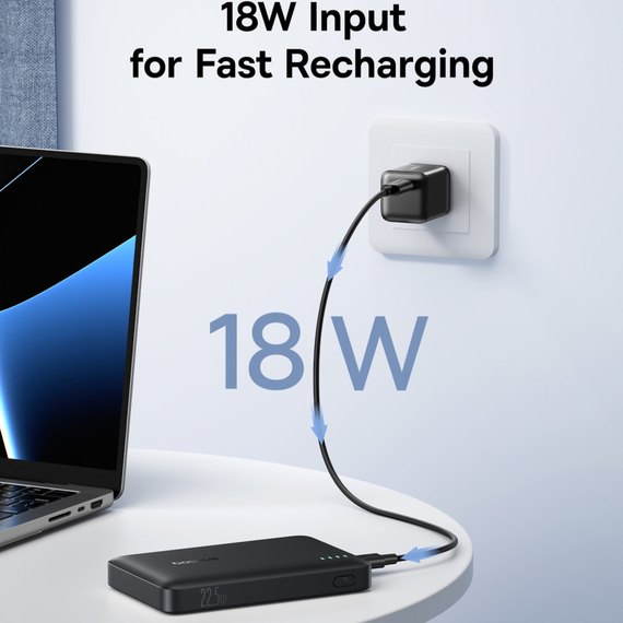 Повербанк Baseus EnerFill FP21 10000 mAh 22.5W Black (P1008210D123), зображення 5
