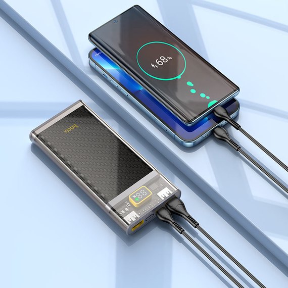 Повербанк HOCO Discovery edition J103 10000 mAh 22.5W Grey, зображення 7