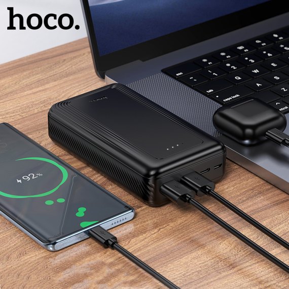 Повербанк HOCO Honey J165A 20000 mAh Black, Ёмкость: 20 000 mAh, изображение 5