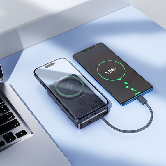 Повербанк HOCO Origen dual Q44 10000 mAh PD20W Grey, зображення 6