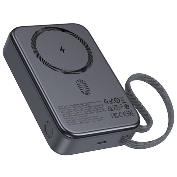 Повербанк HOCO Origen dual Q44A 20000 mAh PD45W Grey, изображение 3