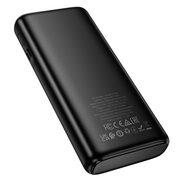 Повербанк HOCO Runner J158A 10000 mAh Black, зображення 3