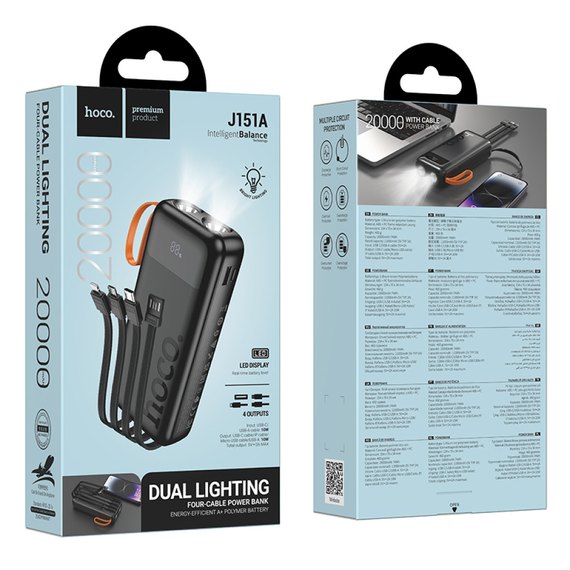 Повербанк HOCO Spirit J151A 20000 mAh Black, зображення 5