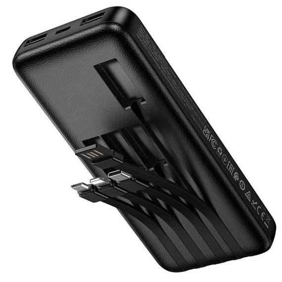 Повербанк HOCO Wonderful J163 10000 mAh Black, Ємність: 10 000 mAh, зображення 2