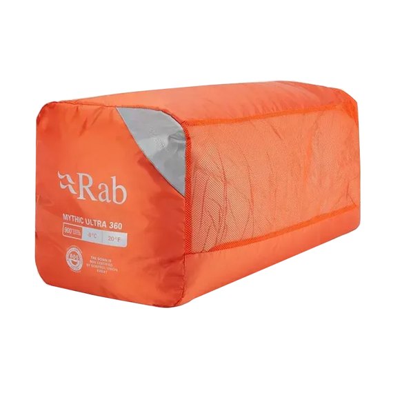 Спальный мешок Rab Mythic Ultra 360 Regular, (-8°C), 200 см - Left Zip, Cloud/Graphene (QSI-43-CGR-LNG-LZ), изображение 5