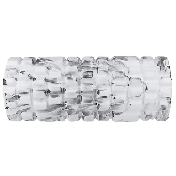 Масажний ролер PowerPlay 4025 Massage Roller Чорно-сірий 33x15см (PP_4025_Grey/Black), зображення 2