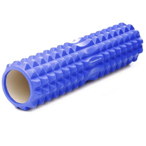 Масажний ролер PowerPlay 4406 EVA Massage Roller 45x12 см Синій (PP_4406_Blue), Колір масажера: Синій