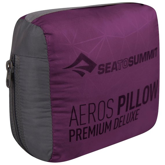 Надувная подушка Sea to Summit Aeros Premium Pillow Deluxe, 14х56х36см, Magenta (STS APILPREMDLXMG), изображение 6