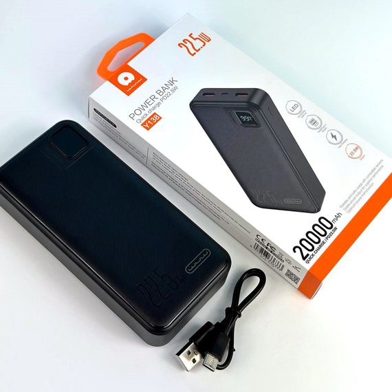 Повербанк WUW TUGII Y138 20000 mAh PD20W+QC3.0 Black, зображення 5