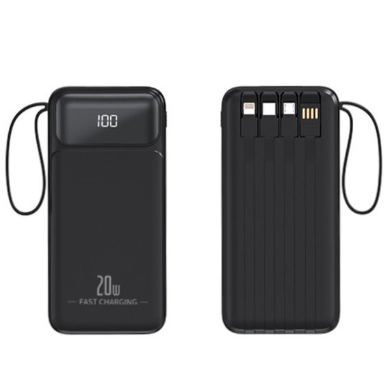 Повербанк WUW TUGII Y200 20000 mAh PD22.5W Black, изображение 2