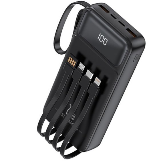 Повербанк WUW TUGII Y200 20000 mAh PD22.5W Black, изображение 3