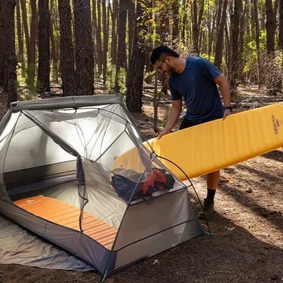 Самонадувний килимок Sea to Summit Pursuit Plus SI Mat Zinnia Orange Large (STS ASL053081-060604), зображення 8