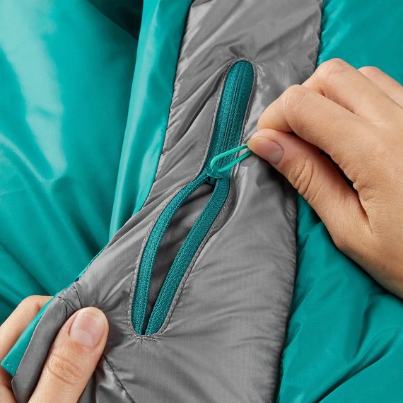Спальный мешок Rab Alpine 600 Wmns Regular, (-9°C), 170 см - Left Zip, Peacock Green (QSD-43-PCG-REG-LZ), изображение 6